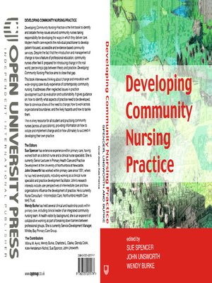 cover image of Developing Community Nursing Practice